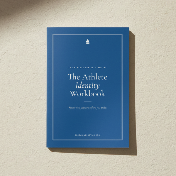 The Athlete Identity Workbook – Clean Flatlay No Props