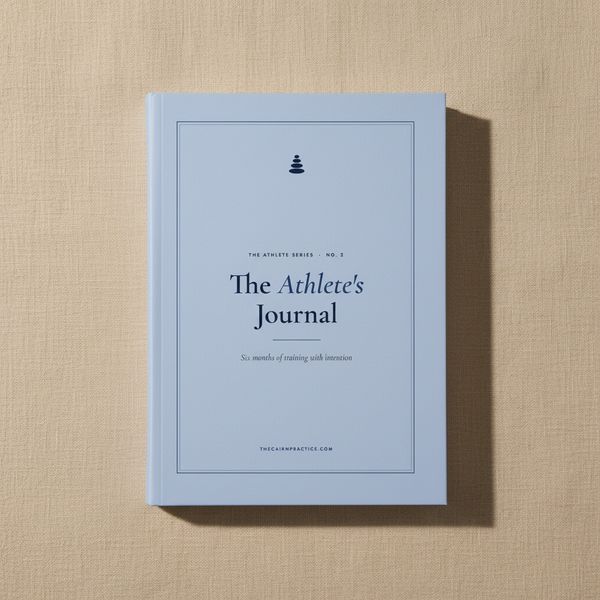 The Athlete's Journal – Correct Powder Blue Flatlay