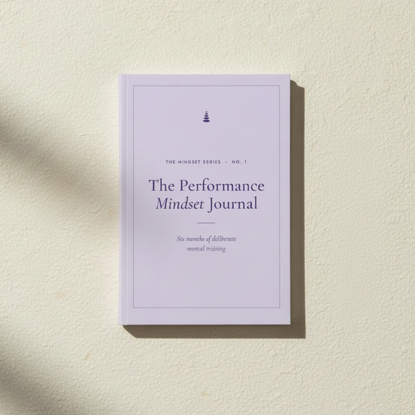 The Performance Mindset Journal – Clean Flatlay No Props