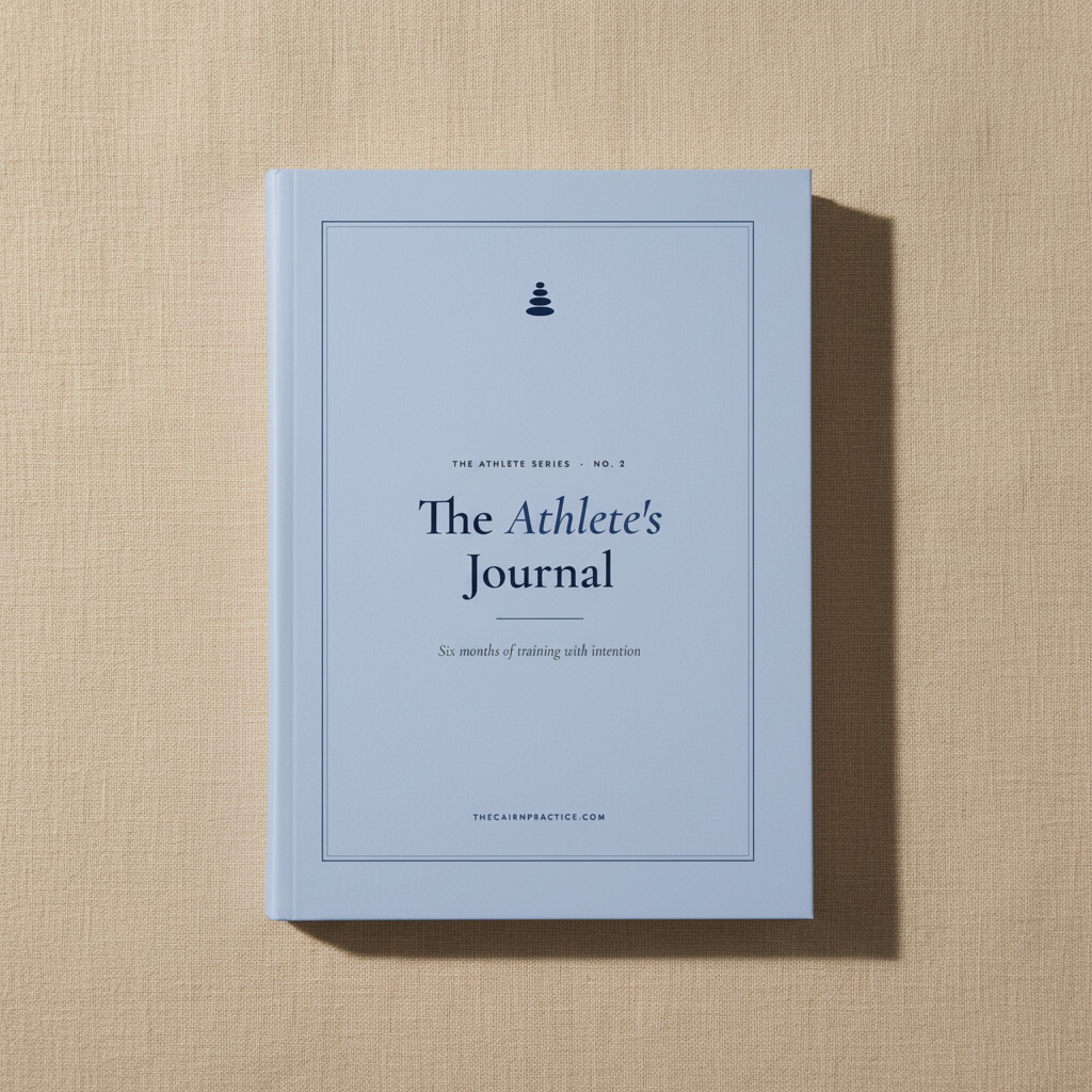 The Athlete's Journal – Correct Powder Blue Flatlay