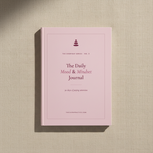 The Daily Mood & Mindset Journal – Softcover Flatlay