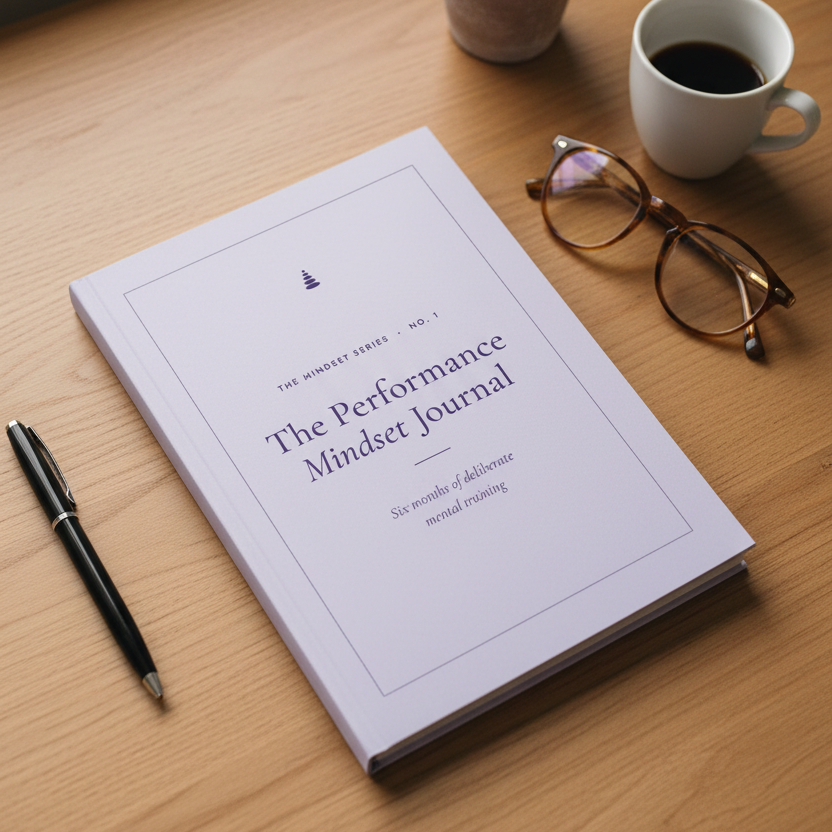 The Performance Mindset Journal – Desk Scene Retry